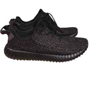 Rare Men's Adidas Yeezy Boost 350 V1 Pirate Black 2015 Sneakers Size US 9